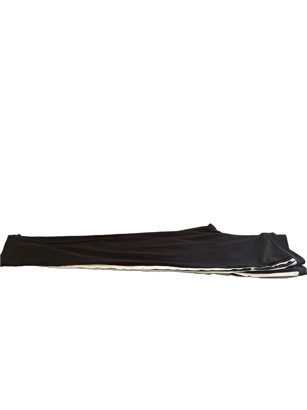 Elizabeth and James Black Skinny Pants with White Side Stripes